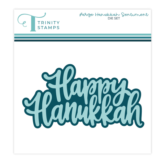 Trinity - Large Happy Hanukkah Die Set