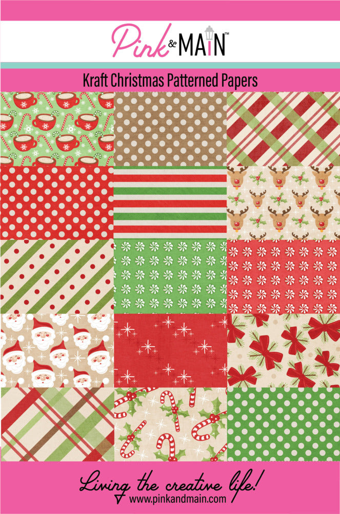 Pink & Main - Patterned Papers - Kraft Christmas