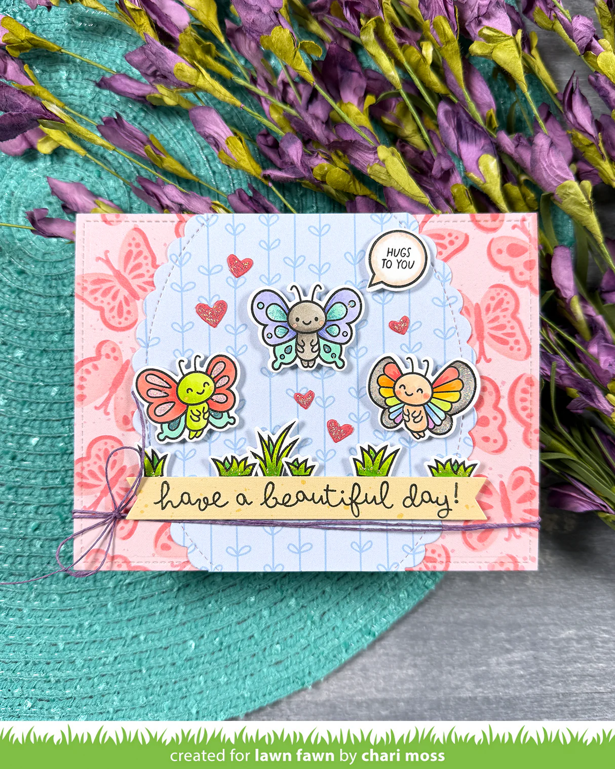 Lawn Fawn - Stitched Scalloped Oval Stackables Die Set