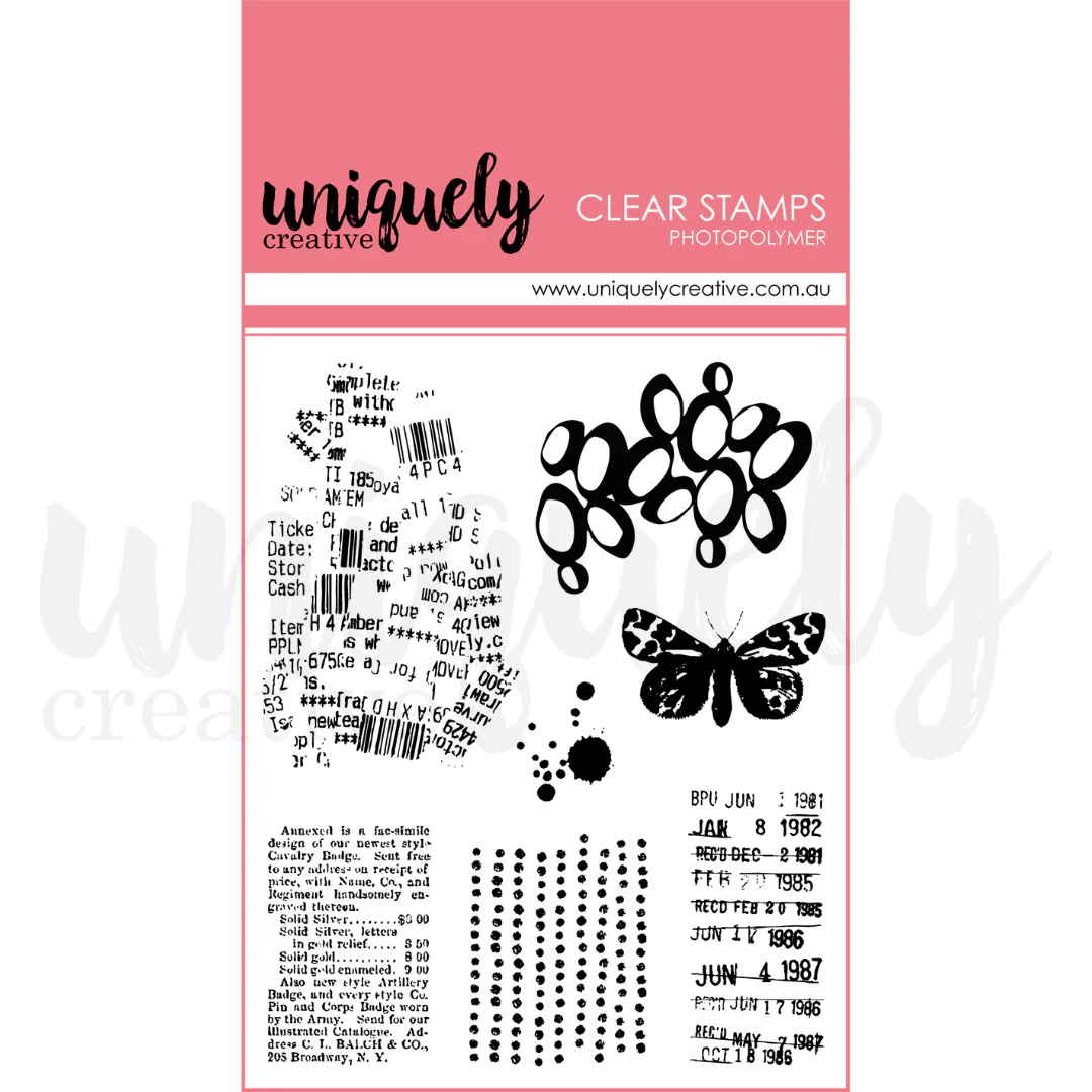 Uniquely Creative - Heart & Soul - Mixed Media Stamp Set
