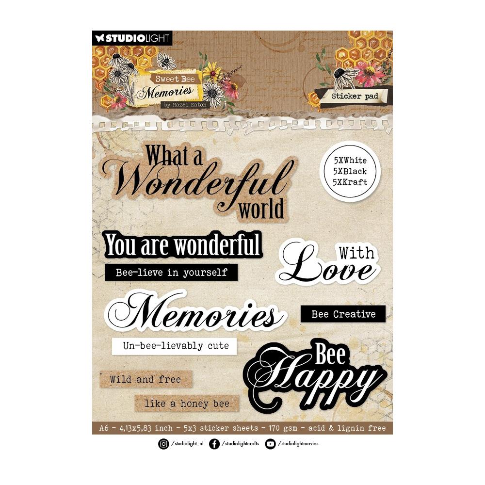Studio Light - Sweet Bee Memories Sticker Sheet