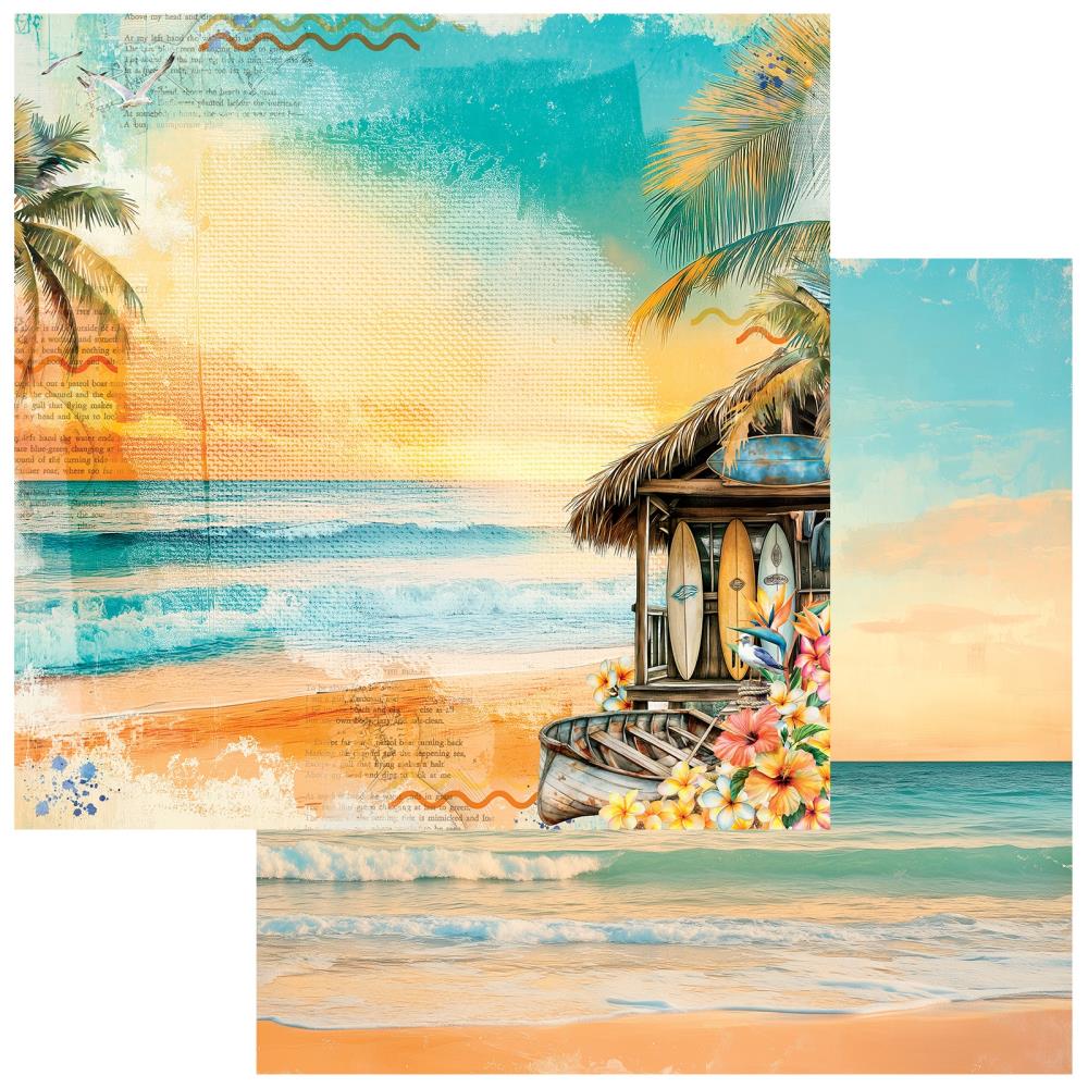 49 and Market - Beach Vibes - Cardstock: Tides