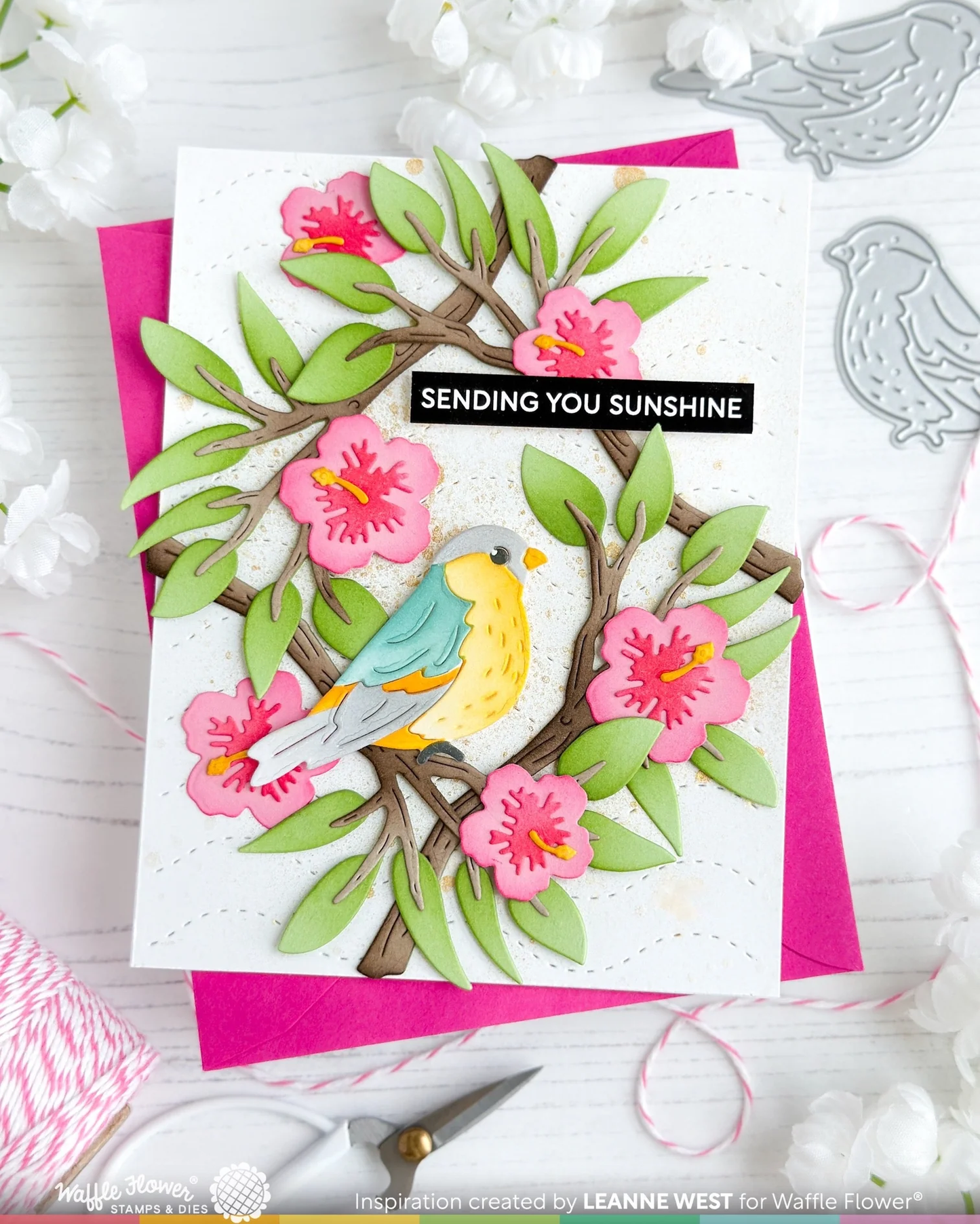 Waffle Flower - Birdie Duo Die-n-Stencil