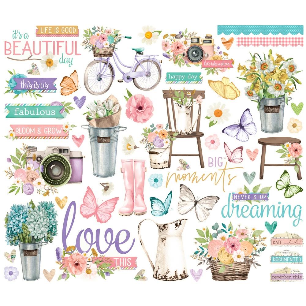 Simple Stories - Simple Vintage Flower Shoppe - Bits & Pieces