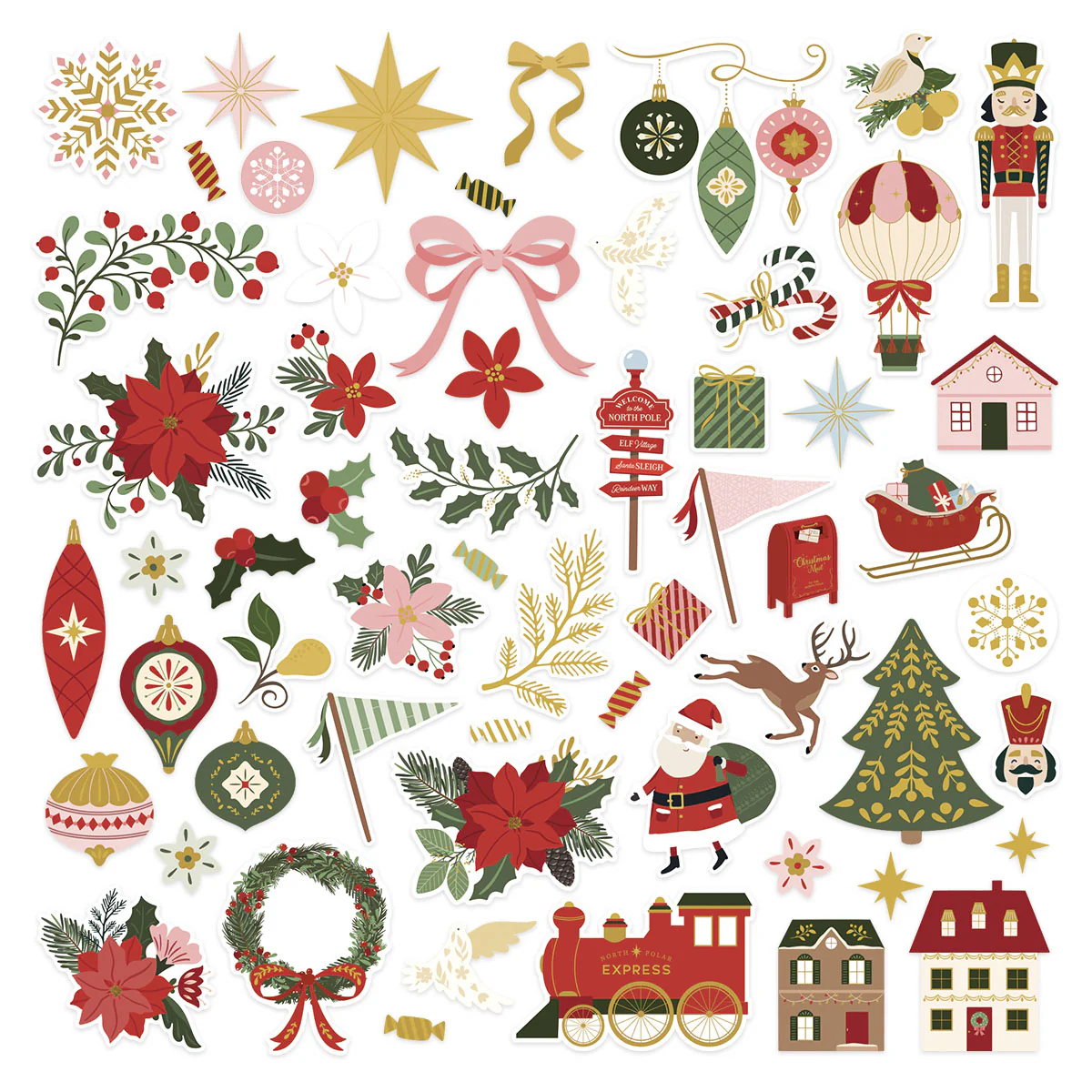 Spellbinders - Merry Moments - Die Cut Shapes