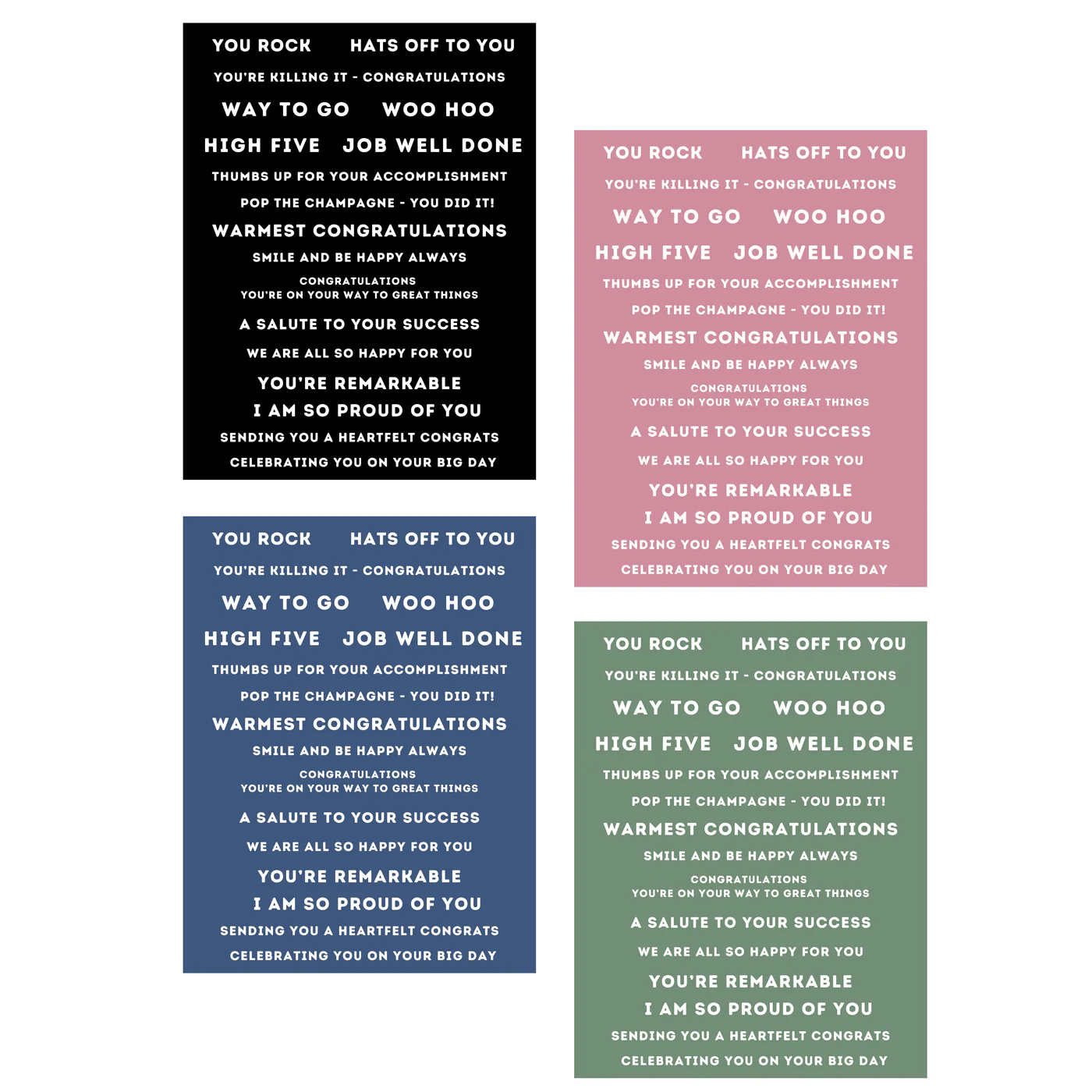 Sunbird Spark - Summer Oasis - Sentiment Strips