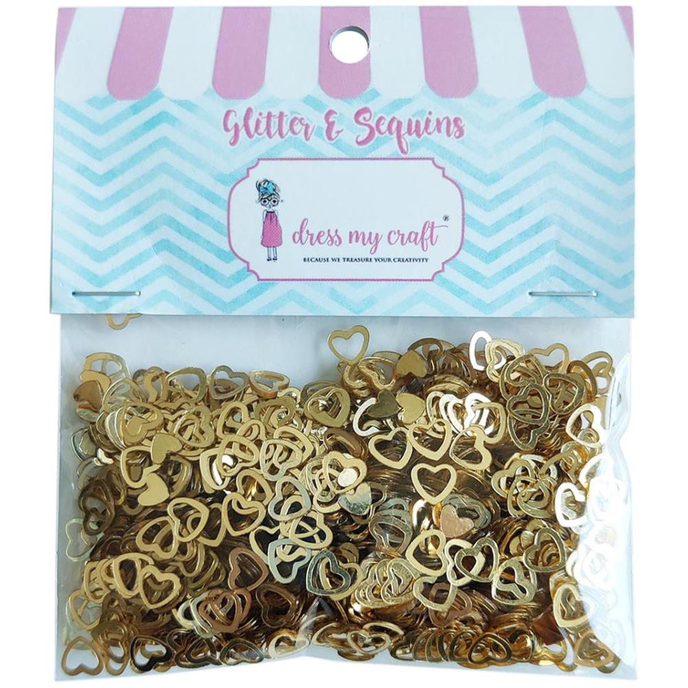 Dress My Craft - Golden Heart Sequins