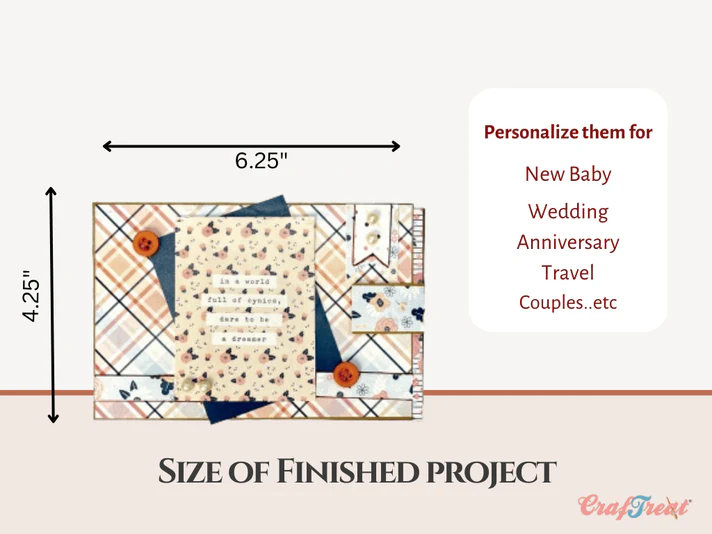 CrafTreat - Blank Quick Folio - Dreamer Folio 3 in 1