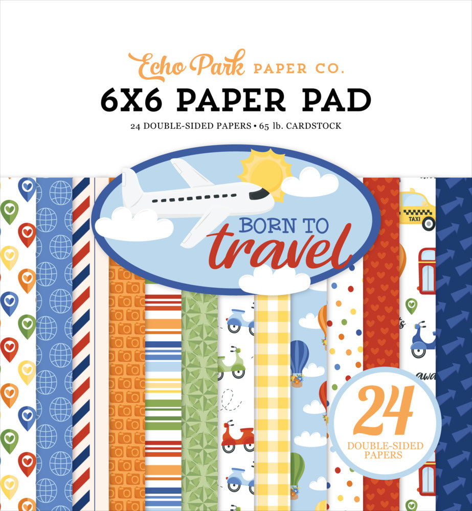 Echo Park - Born To Travel - 6x6 Paper Pad