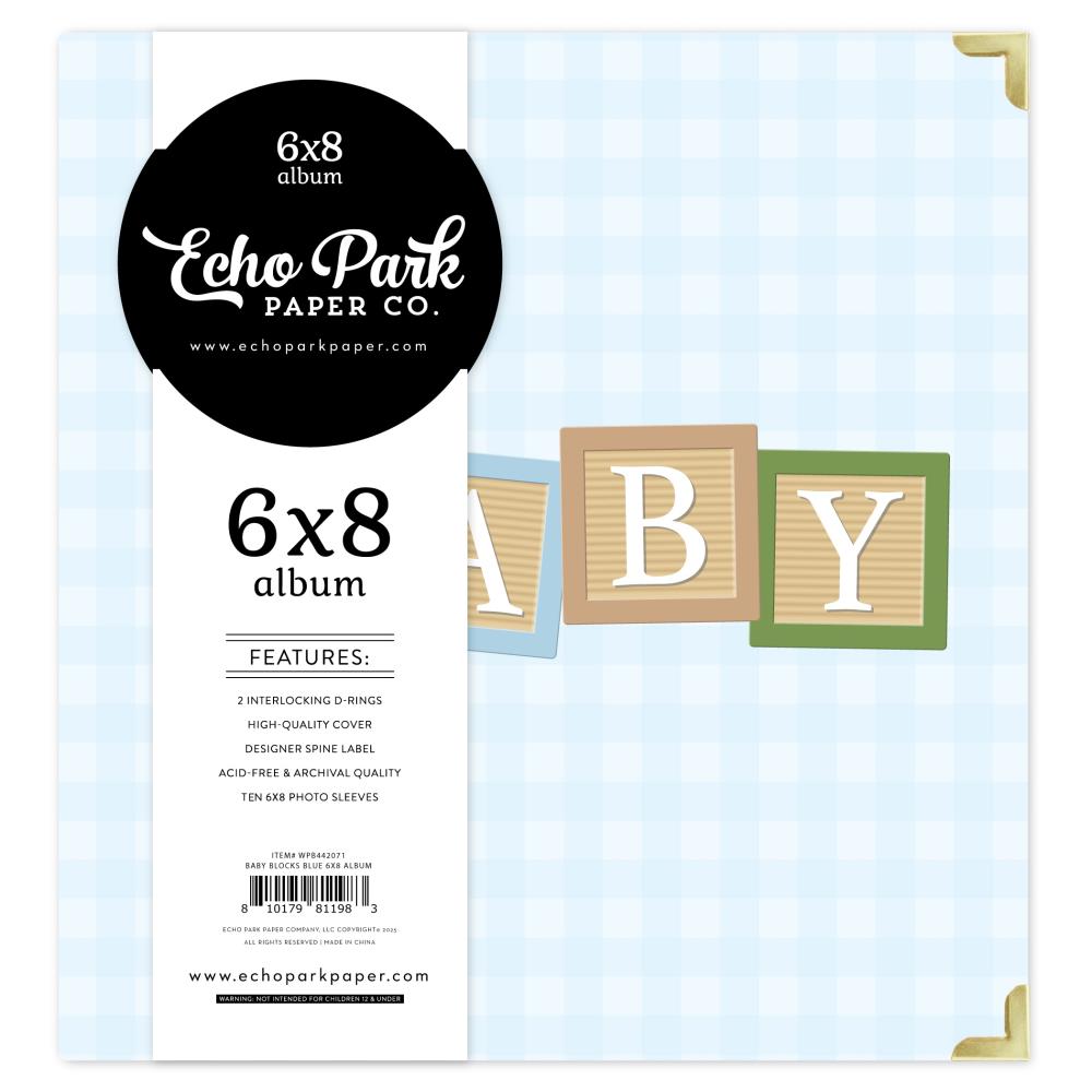 Echo Park - Winnie the Pooh Baby - Baby Blocks: Blue