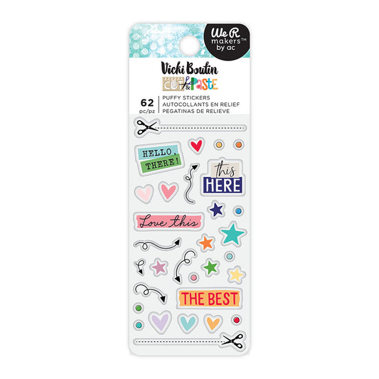 Vicki Boutin - Cut & Paste - Puffy Stickers