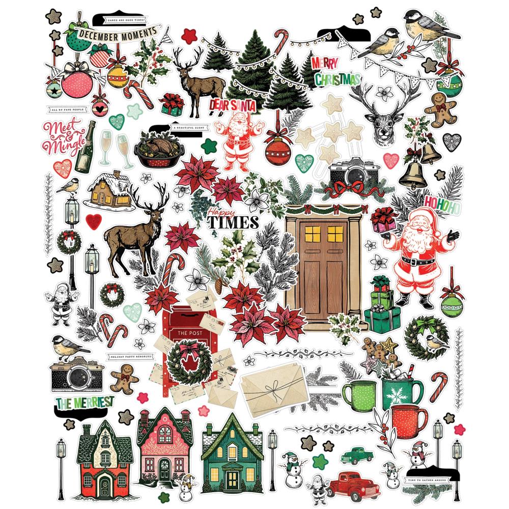 49 and Market - Mistletoe & Memories - Icons Die Cuts