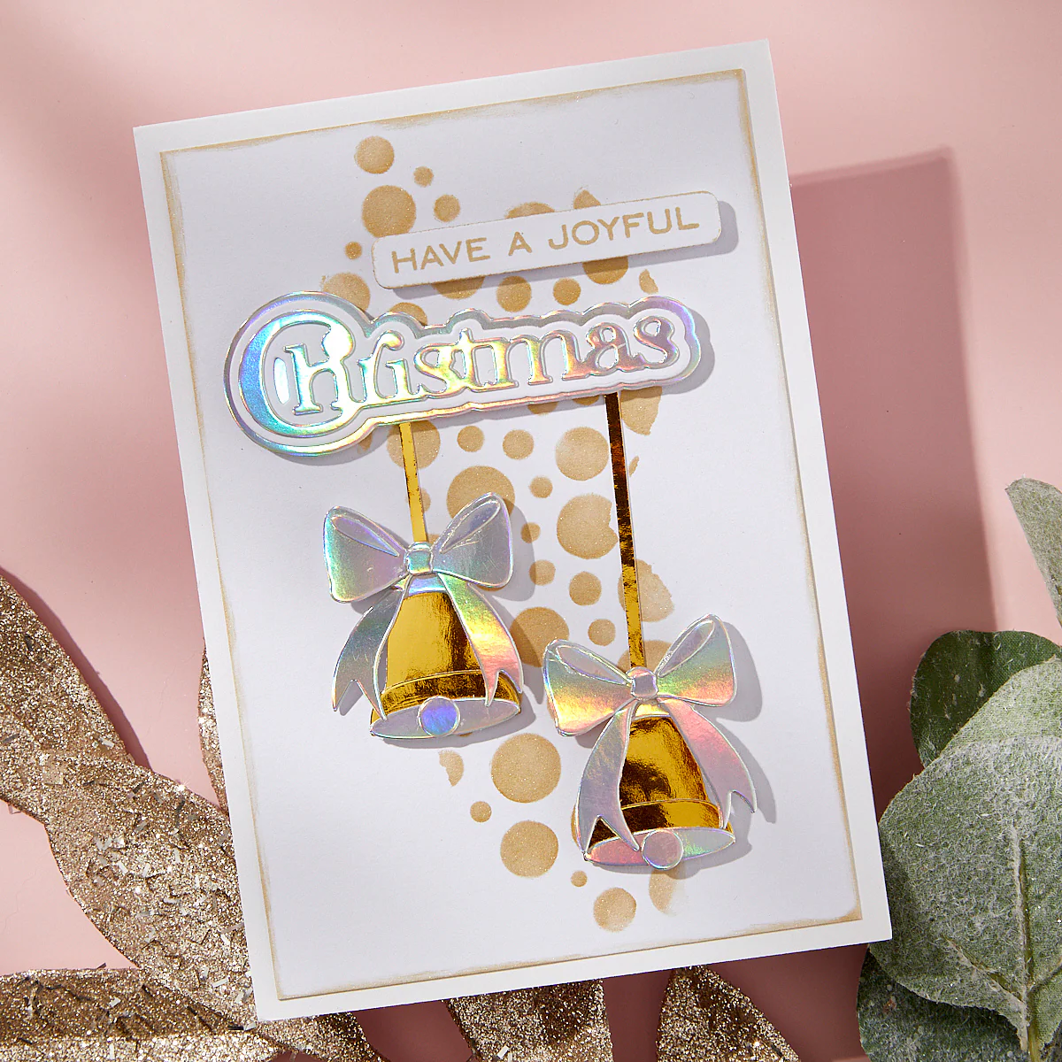 Spellbinders - Bow & Bell Scallop Frame Die Set by Lisa Horton