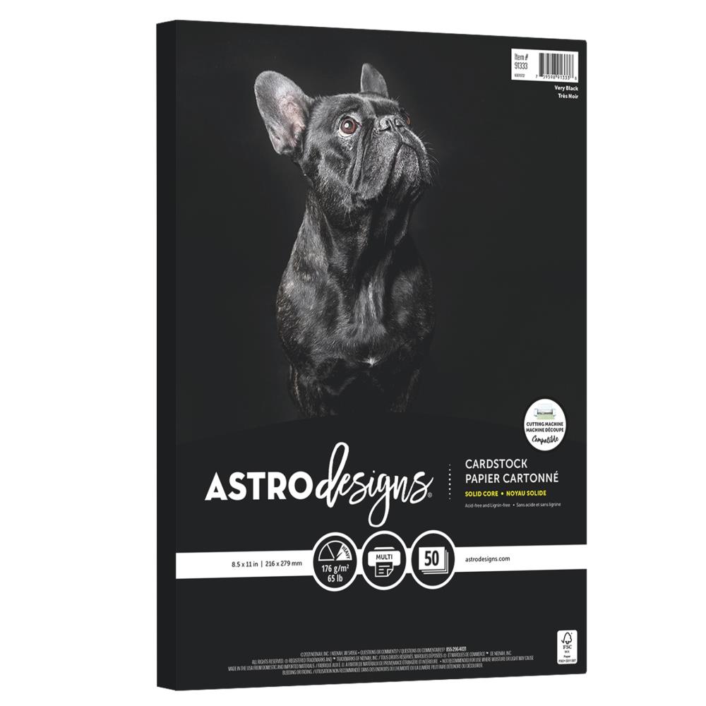 Neenah - Astrodesigns Cardstock - Very Black