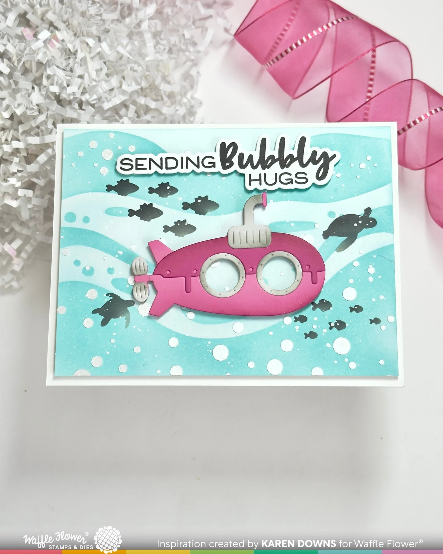 Waffle Flower - Happy Submarine Die Set