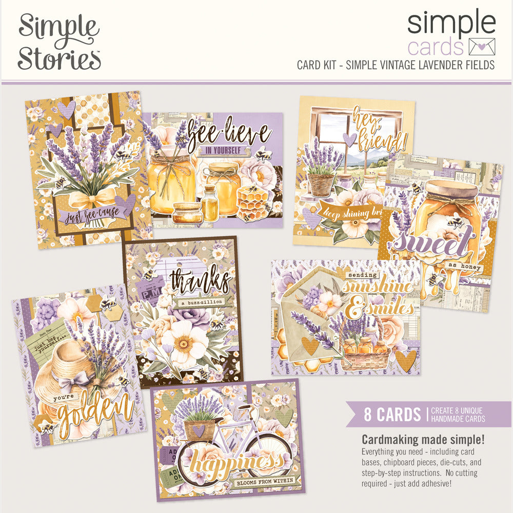 Simple Stories - Simple Vintage Lavender Fields - Simple Pages Card Kit