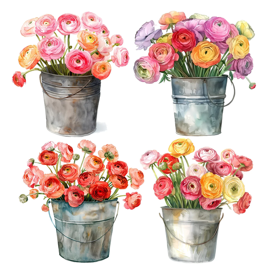 Simply Stated - Ranunculus XL Ephemera Pack