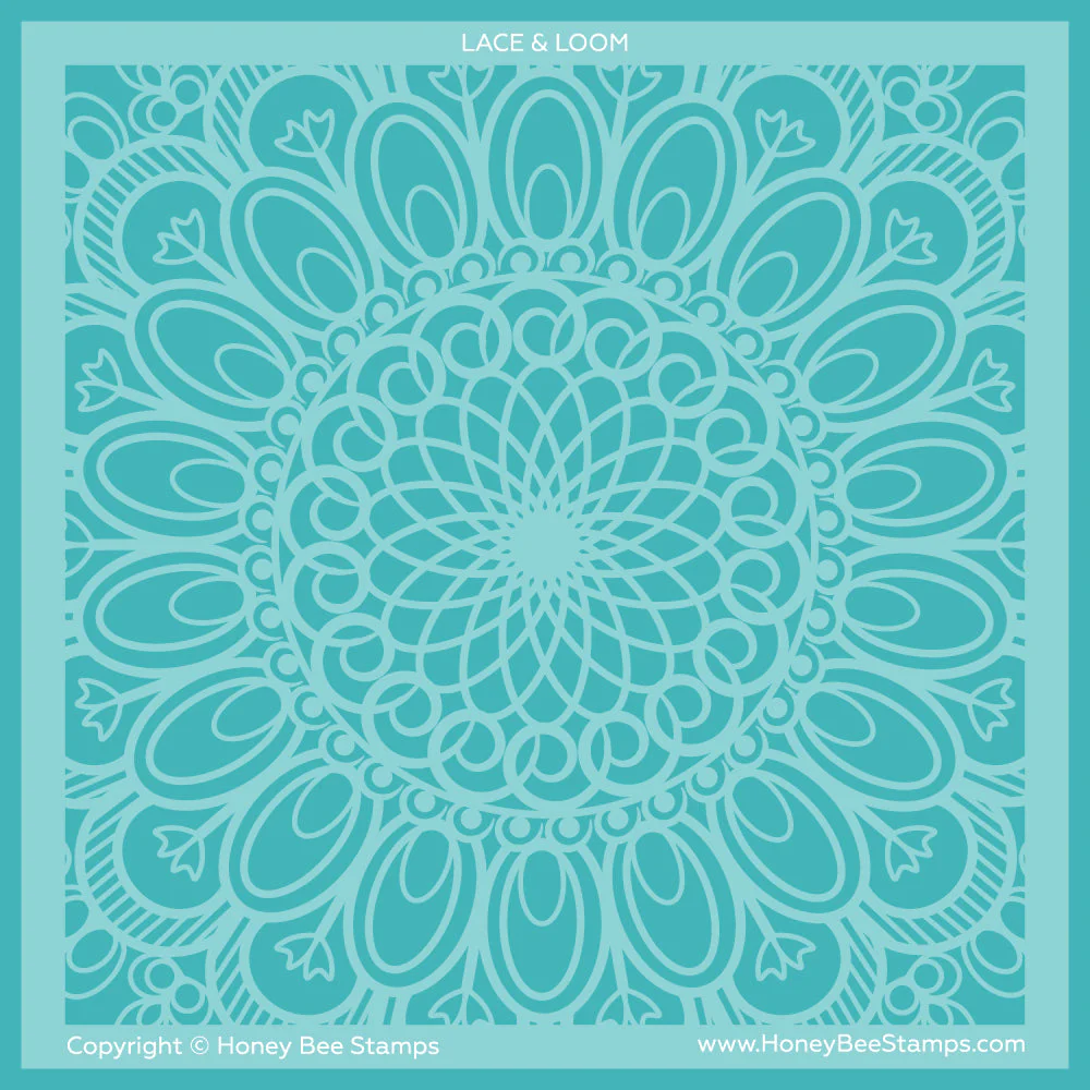 Honey Bee - Lace & Loom Stencil