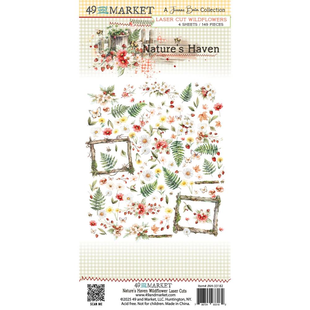 49 and Market - Nature's Haven - Laser Cut Outs: Wildflowers