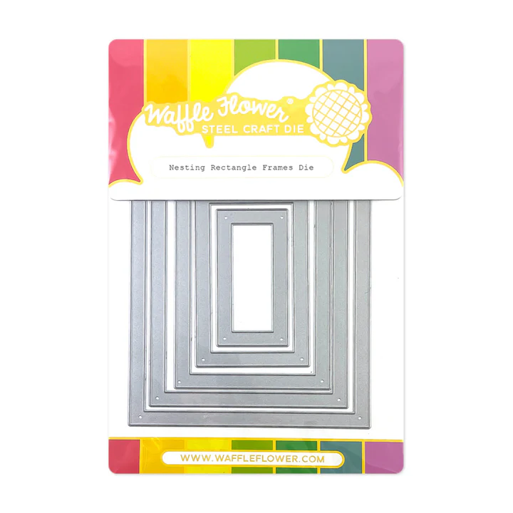 Waffle Flower - Nesting A2 Rectangle Frames Die Set