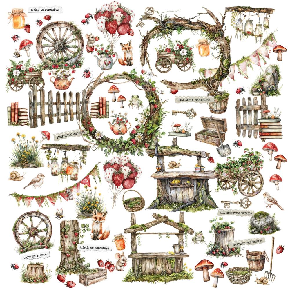 49 and Market - Nature's Haven - Laser Cut Outs: Element