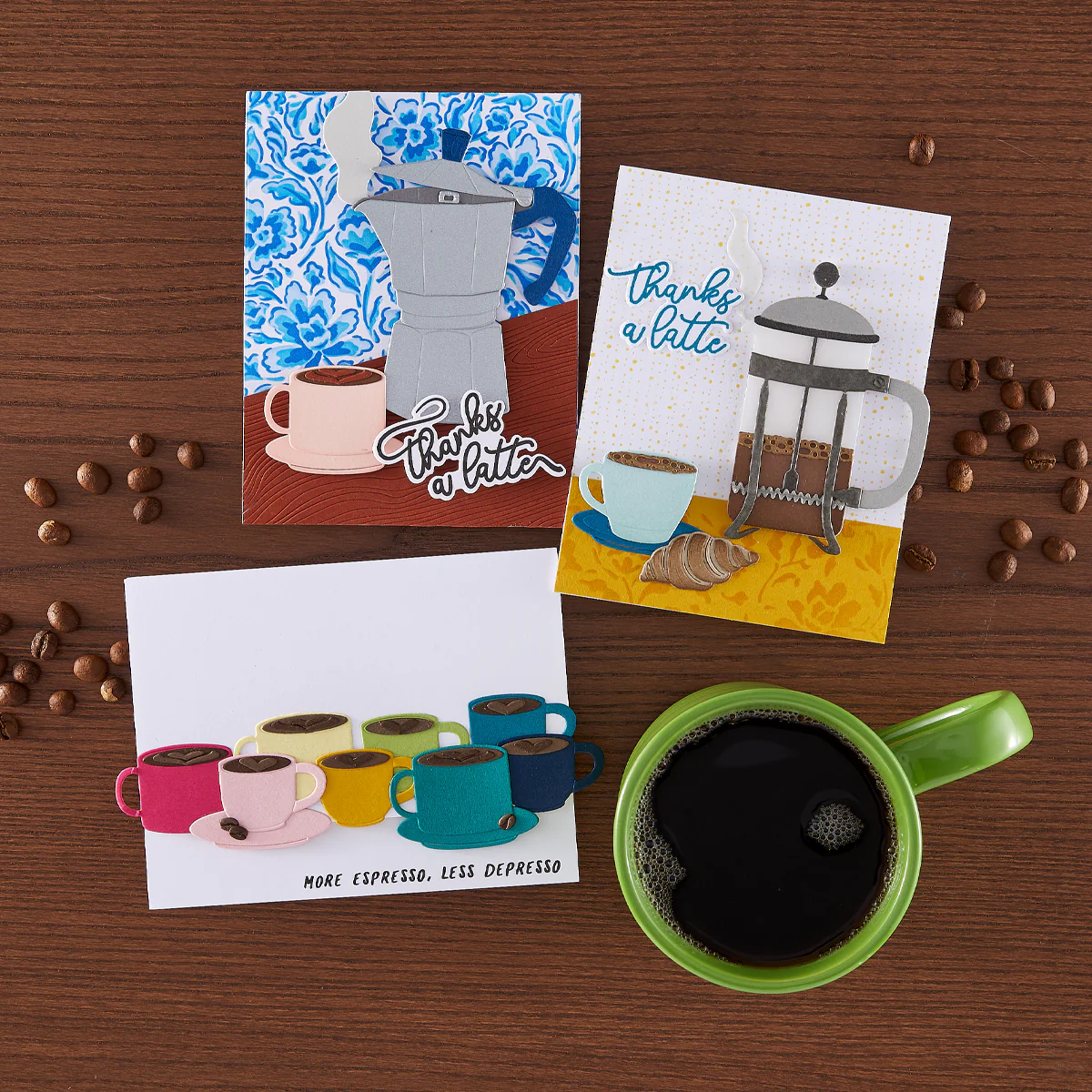Hero Arts - Coffee and Croissant Die Set