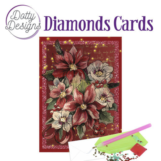 Dotty Designs - Diamond Cards - Poinsettia