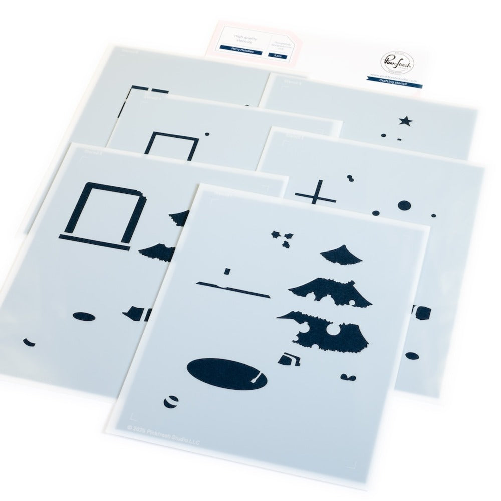 Pinkfresh - Merry Melodies Press Plate, Die & Stencil Bundle