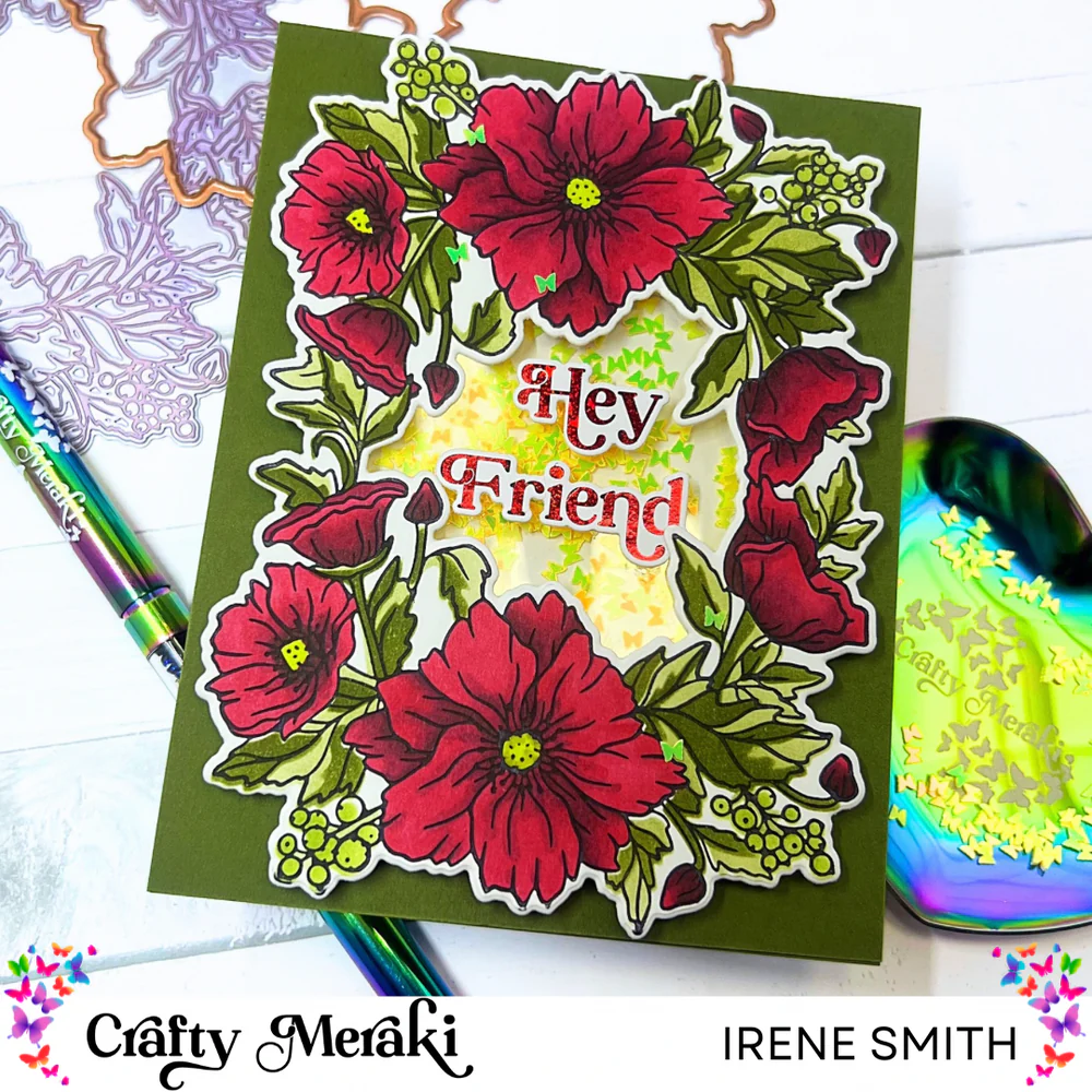Crafty Meraki - Floral Fantasy Die Set