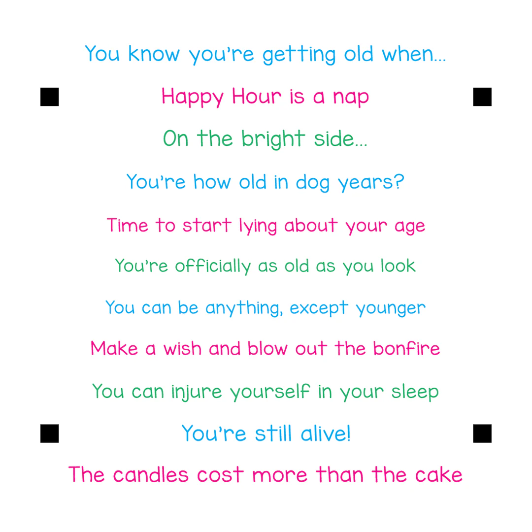 LDRS - Snarky Birthday Stack Stamp Set