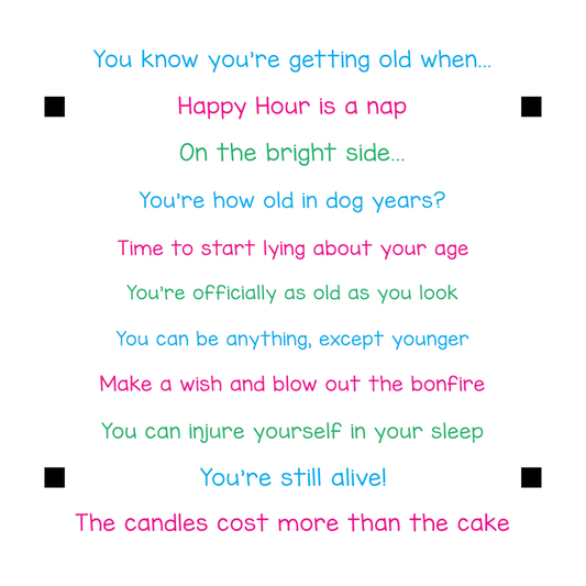 LDRS - Snarky Birthday Stack Stamp Set