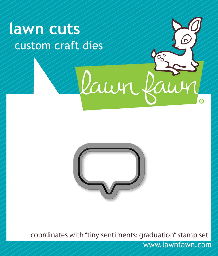 Lawn Fawn - Tiny Sentiments: Graduation Stamp & Die Bundle