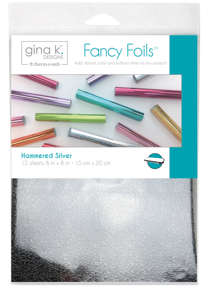 Gina K. - Fancy Foil - Hammered Silver