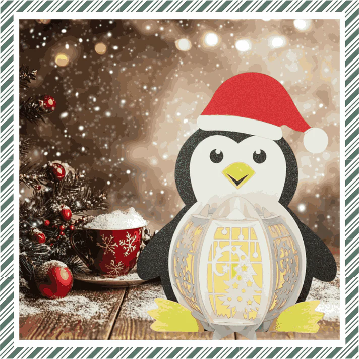 CrafTreat - DIY Paper Lantern - Penguin