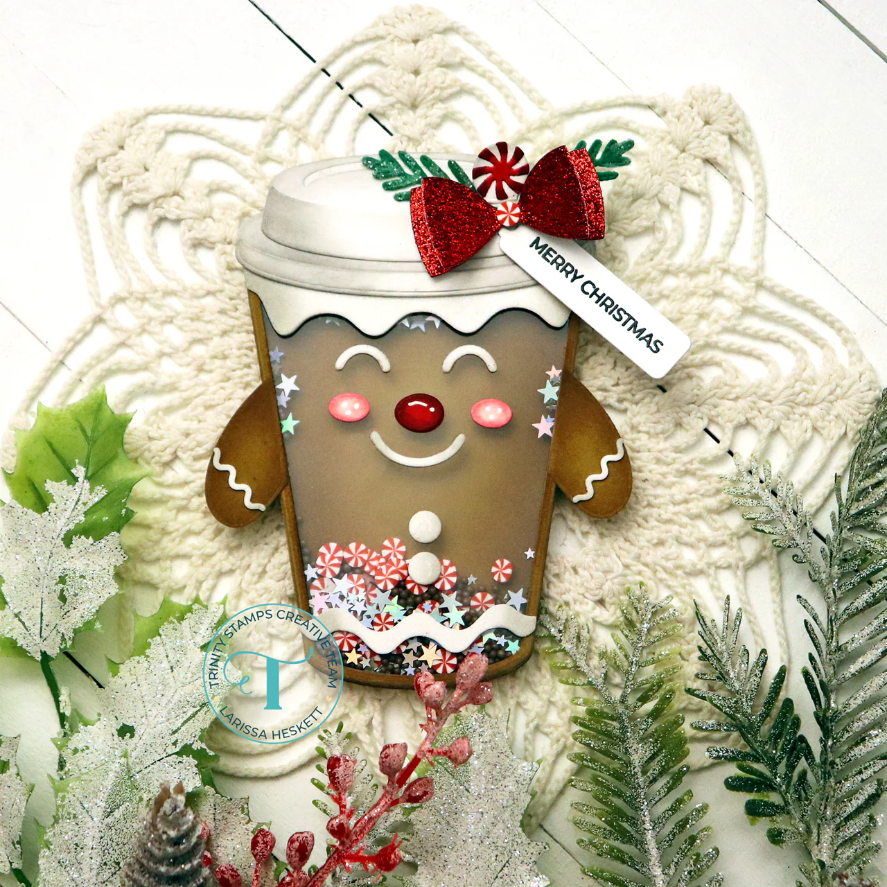 Trinity - Cup Character - Gingerbread Add-On Die Set