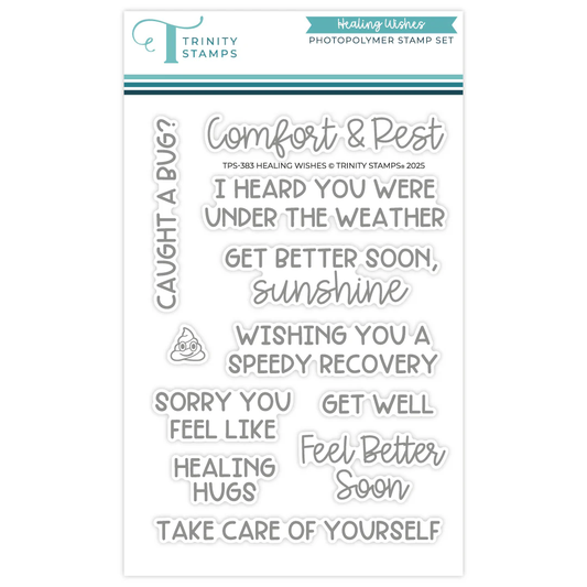 Trinity Stamps - Healing Wishes Stamp & Die Bundle