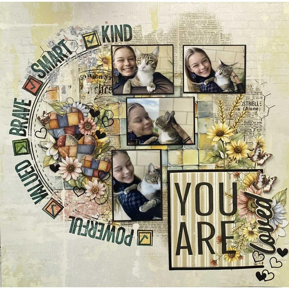 Sizzix - Affirmations Stamp & Die by 49 and Market