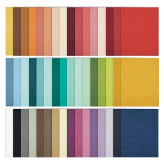 Spellbinders - ColorWheel Cardstock - Full 48: A2 Pack