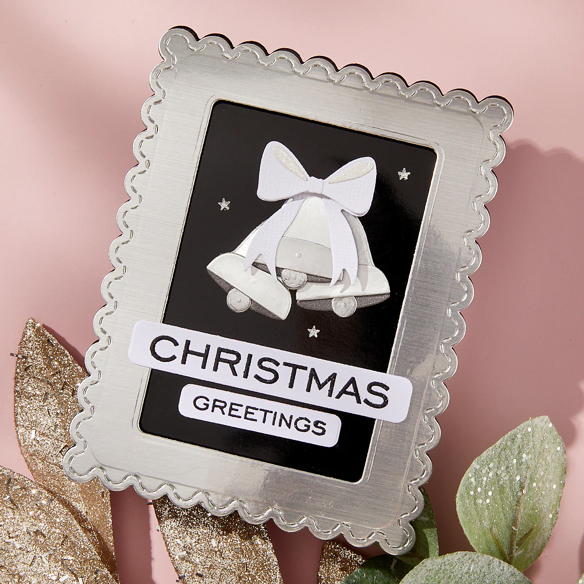 Spellbinders - Christmas Sentiments Stamp & Die Bundle by Lisa Horton