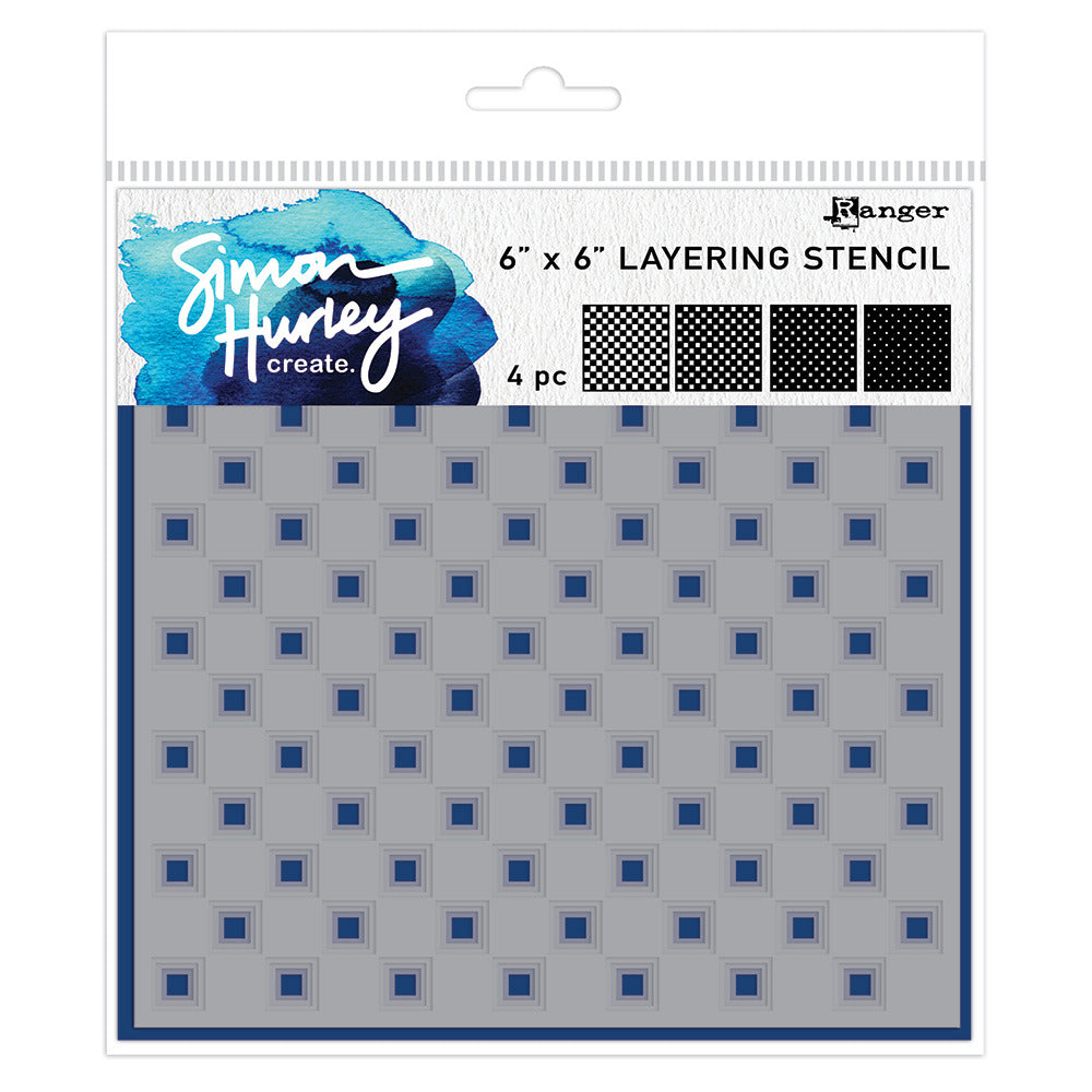 Simon Hurley - Stencil - Checkered