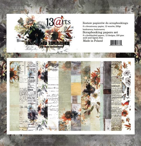 13Arts - End of Summer - 12x12 Paper Pack