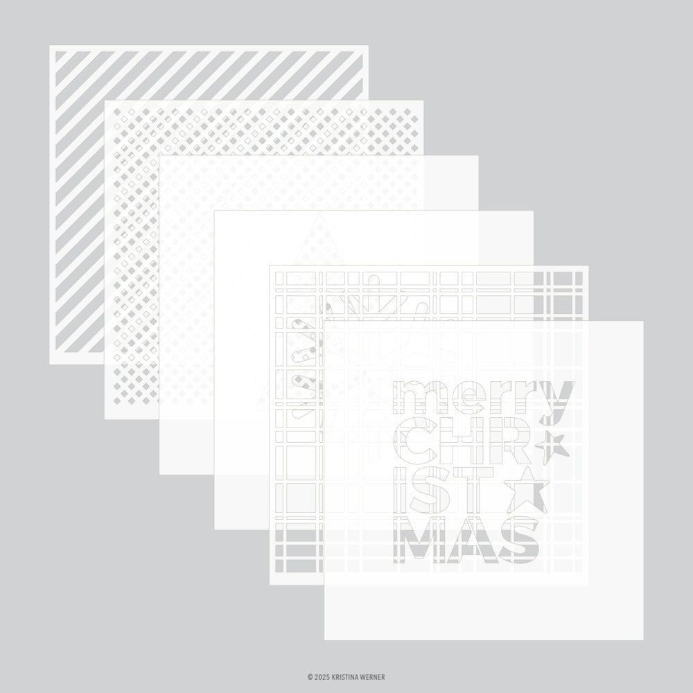 Concord & 9th - Simple Christmas Stencil Set by Kristina Werner