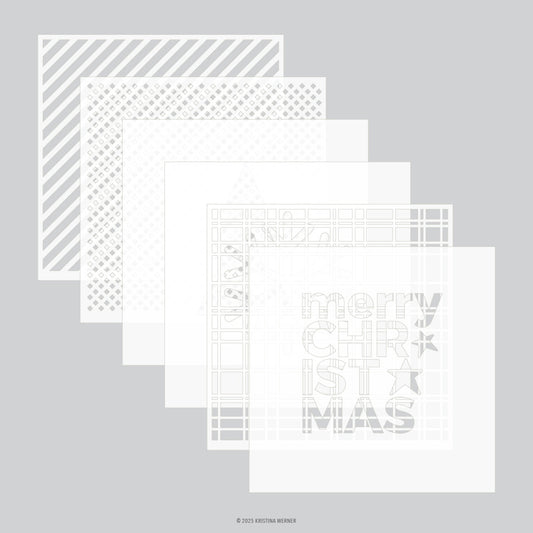 Concord & 9th - Simple Christmas Stencil Set by Kristina Werner