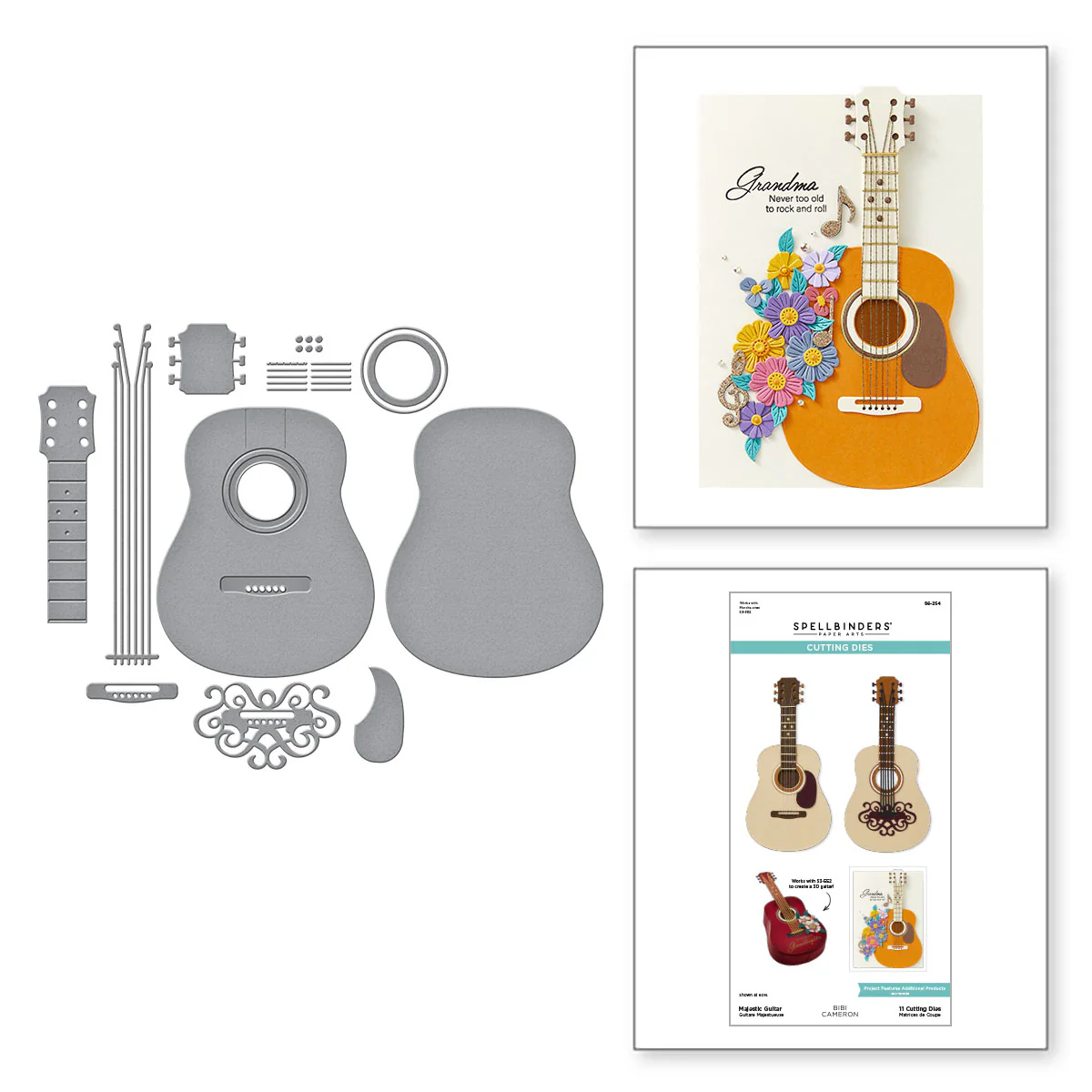 Spellbinders - Majestic Guitar Die Set