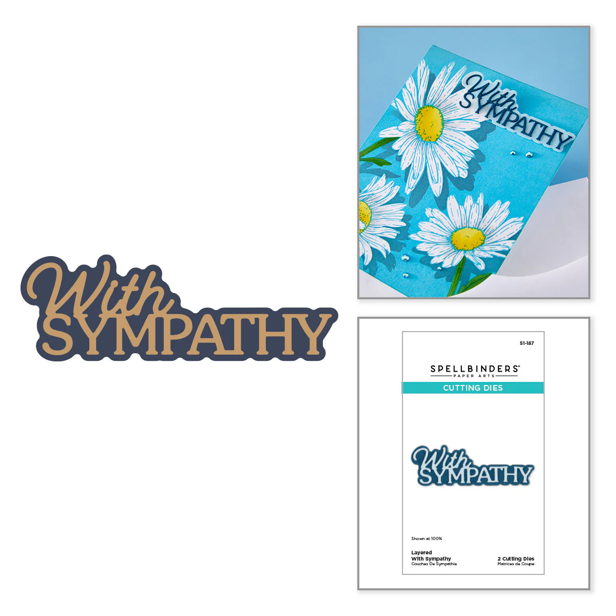 Spellbinders - With Sympathy Die Set