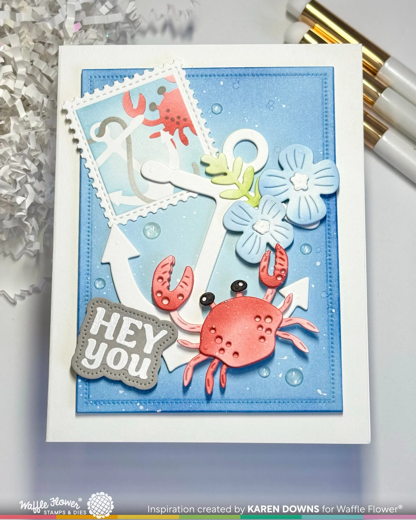 Waffle Flower - Hello Sunshine Sentiments Stamp & Die Bundle