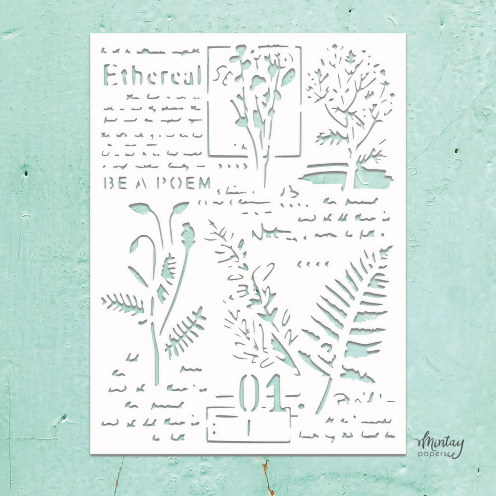 Mintay - Mintay Kreativa Stencil - Mixed 8