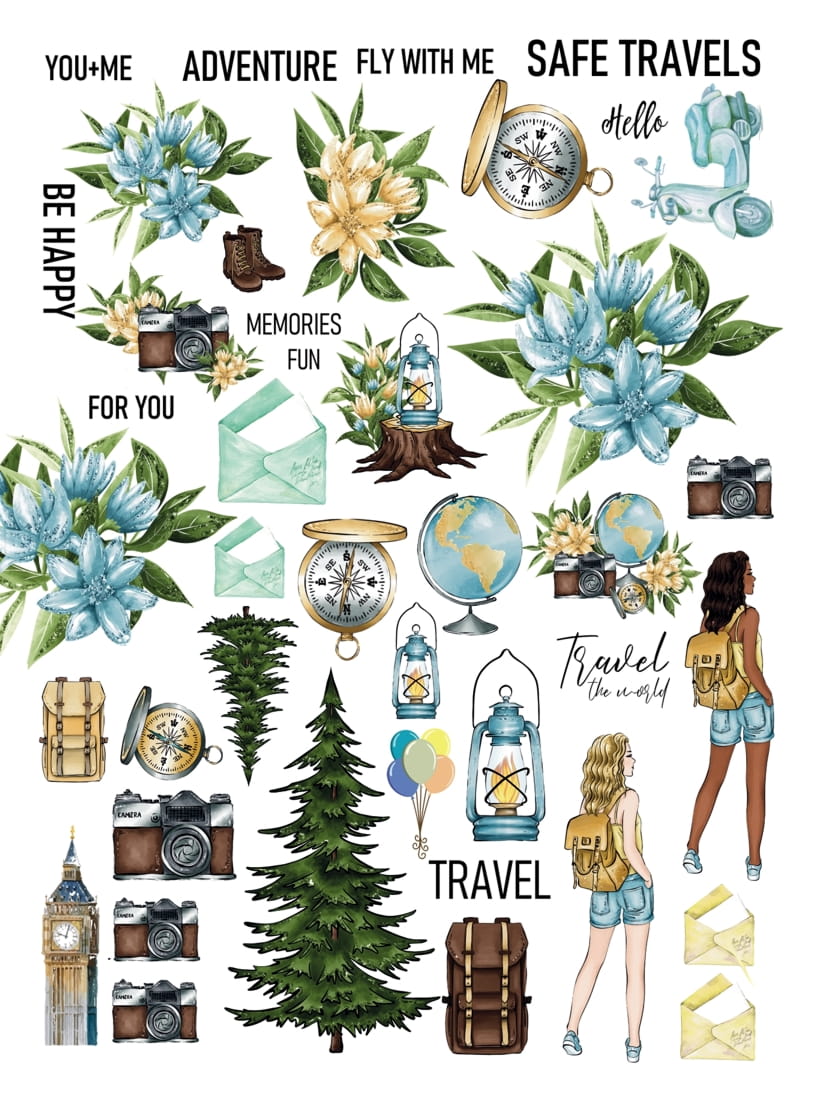 13Arts - Travel the World - A6 Paper Pack