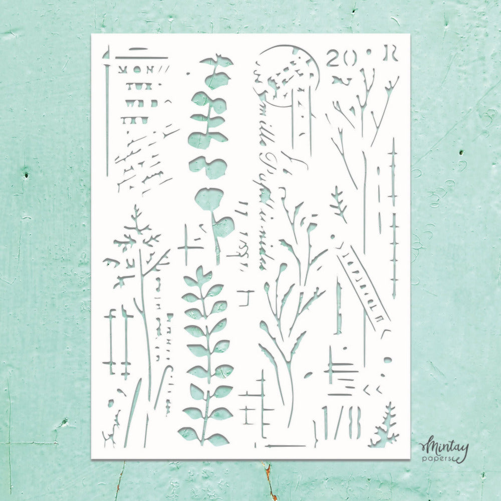 Mintay - Mintay Kreativa Stencil - Mixed 9
