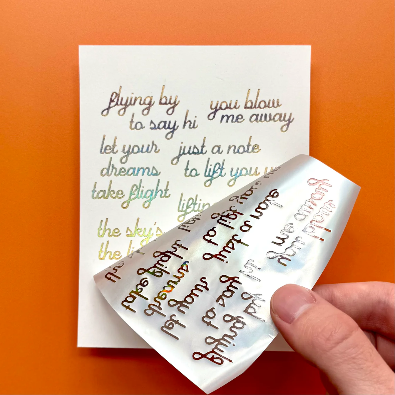 Spellbinders - BetterPress - Soaring Sentiments Press Plate & Die Bundle by Simon Hurley